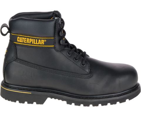 Caterpillar Holton Steel toe S3 HRO SRC μποτεσ εργασιασ ανδρικα μαυρα | NVK-160952