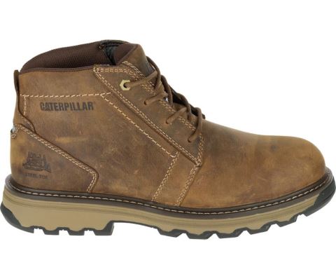 Caterpillar Parker Steel toe S1P HRC SRA μποτεσ εργασιασ ανδρικα σκούρο Μπεζ | JON-796548