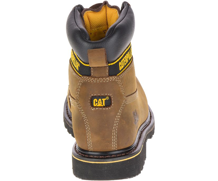 Caterpillar Holton Steel toe S3 HRO SRC μποτεσ εργασιασ ανδρικα σκούρο καφε | EWJ-512498