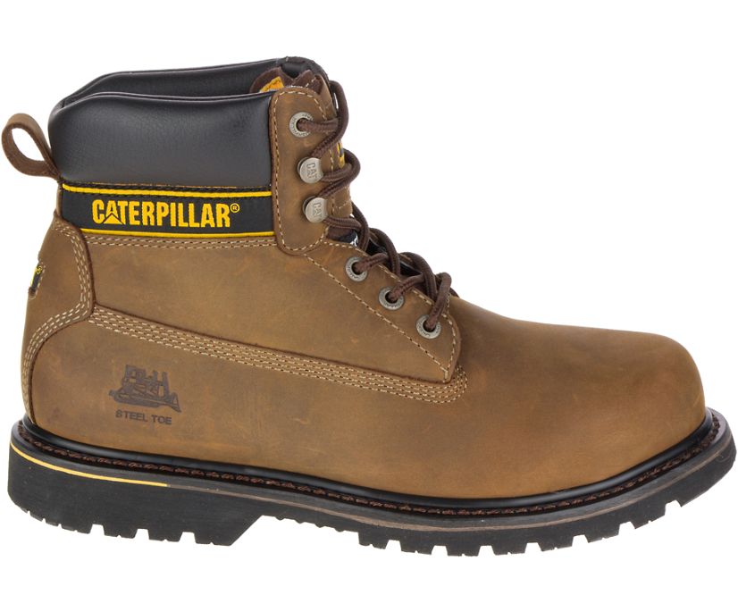 Caterpillar Holton Steel toe S3 HRO SRC μποτεσ εργασιασ ανδρικα σκούρο καφε | EWJ-512498