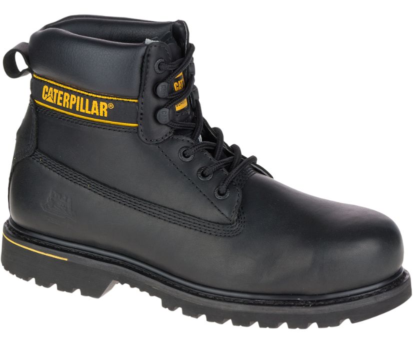 Caterpillar Holton Steel toe S3 HRO SRC μποτεσ εργασιασ ανδρικα μαυρα | NVK-160952