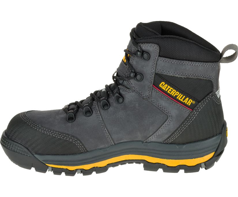 Caterpillar Munising 6 αδιαβροχα Composite toe S3 HRO SRA μποτεσ εργασιασ ανδρικα σκούρο γκρι | JBF-257643