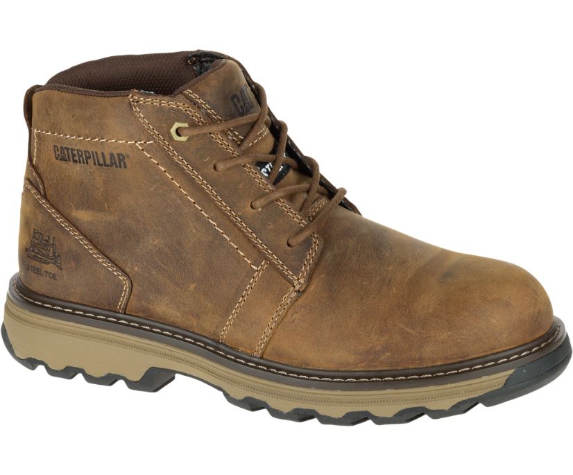 Caterpillar Parker Steel toe S1P HRC SRA μποτεσ εργασιασ ανδρικα σκούρο Μπεζ | JON-796548