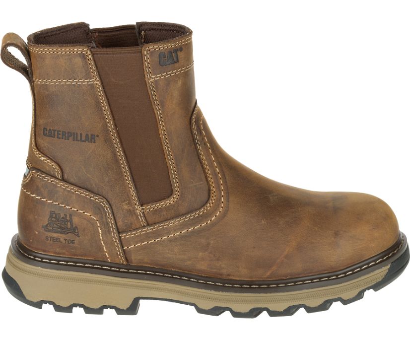 Caterpillar Pelton Steel toe S1P HRO SRA μποτεσ εργασιασ ανδρικα σκούρο Μπεζ | DMN-824753