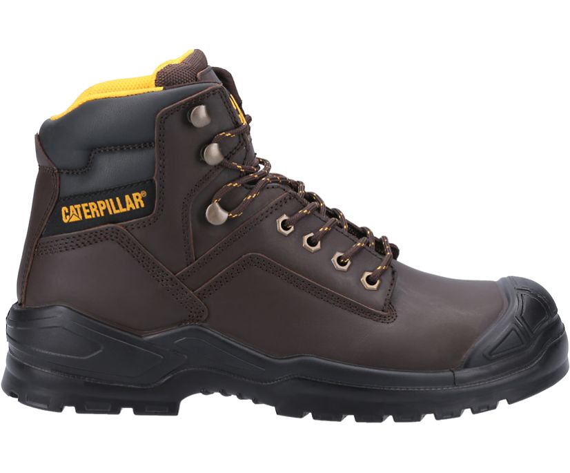 Caterpillar Striver Bump Steel toe S3 SRC μποτεσ εργασιασ ανδρικα καφε | JUE-628109