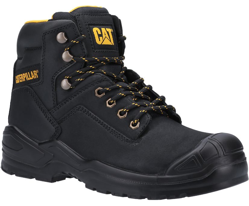 Caterpillar Striver Bump Steel toe S3 SRC μποτεσ εργασιασ ανδρικα μαυρα | UTI-896270