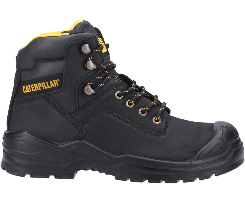 Caterpillar Striver Bump Steel toe S3 SRC μποτεσ εργασιασ ανδρικα μαυρα | UTI-896270